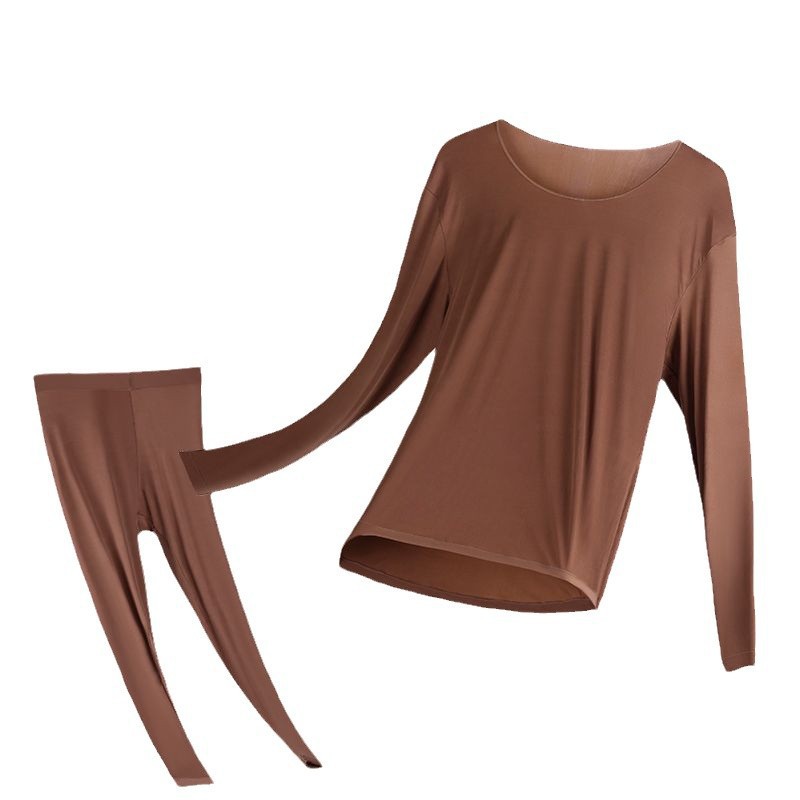 (2개) 가을과 겨울의 새로운 히알루 론산 초박형 보이지 않는 정전기 방지 내부 근접 보온 세트 남성 피부 미용 의류