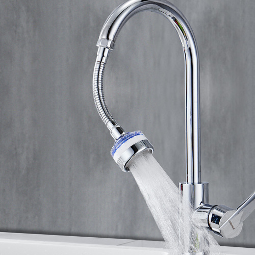 Household three-tier filter boost swivel water faucet with filter cotton splash-proof faucet extender