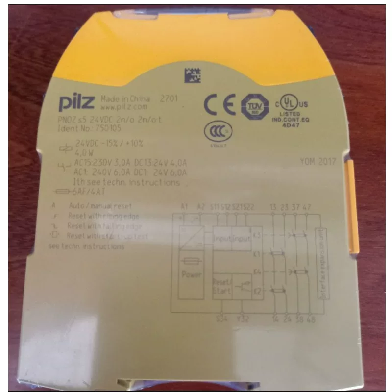 Стабилизатор PILZ Pierz Safety Relay 750105 PNOZ s5 24VDC