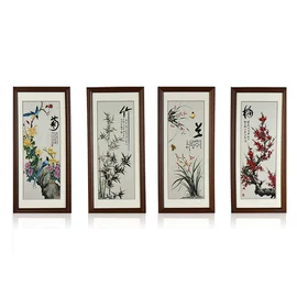 刺绣工艺品;布艺绣品;工艺画