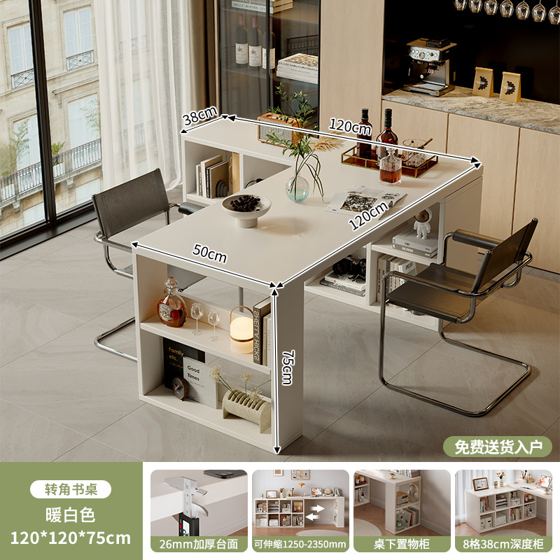 Mesa de mesa de mesa de mesa de isla integrada 2025 nuevo escritorio retráctil para el hogar Zhongdao mesa de bar giratoria italiana de alta gama