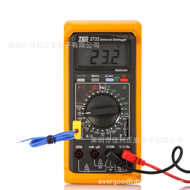 泰仕 TES-2732A数位式电表 数字
