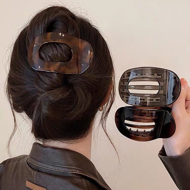 女性の後頭部の髪をまとめるためのレトロなスタイルのアワビのカーブヘアピン、大きなカモノハシクリップ、髪を傷つけないヘアピンヘアアクセサリー|undefined