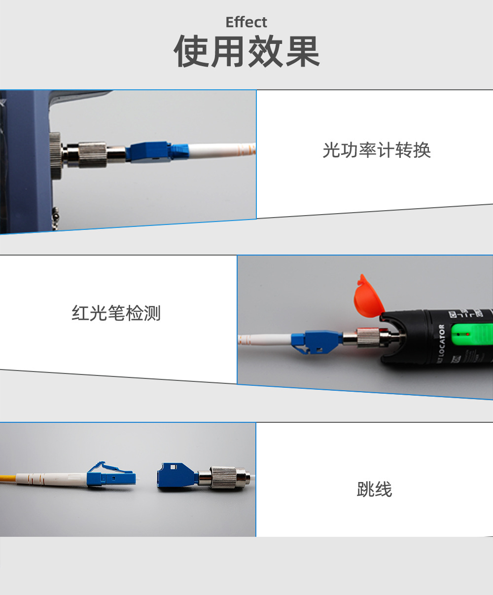 光纤转接头FC/UPC公-LC/APC母转换头光纤适配器耦合器FC-LC连接器-阿里巴巴