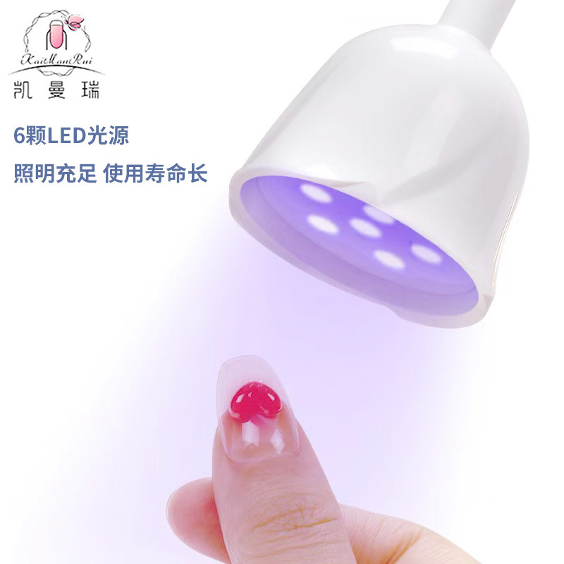 Lámpara de uñas de celebridades de Internet Lámpara de loto de escritorio pequeña Tienda de uñas Lámpara para hornear de esmalte de uñas Lámpara recargable Lámpara de terapia de luz para el hogar al por mayor