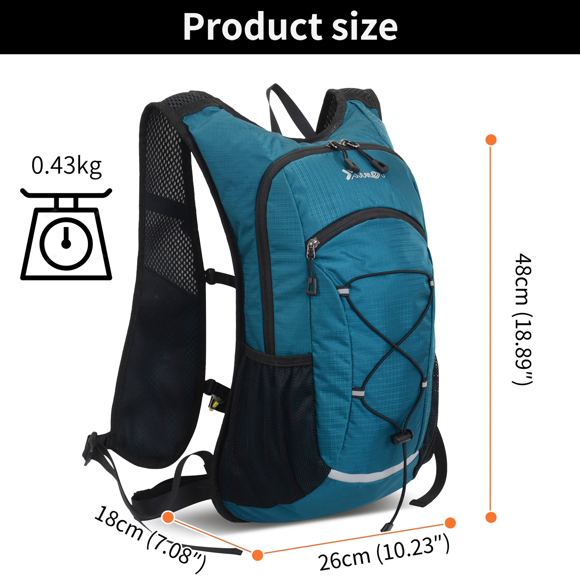 레이크 블루 가격에는 워터백이 포함되어 있지 않습니다.