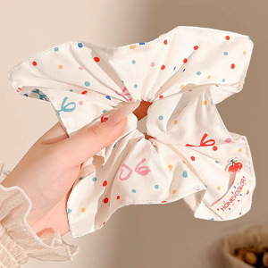 Anillo de cabello perezoso coreano cuerda de cabeza intestino grande niñas de alto nivel de la sensación de cabello de alta elasticidad correa de cabello de cabello super grande