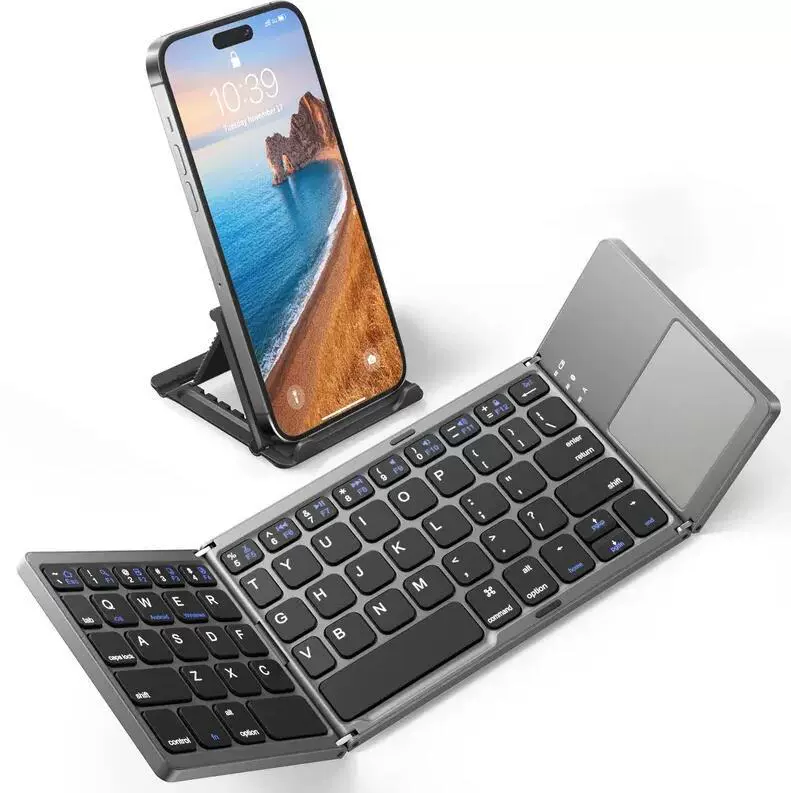 Складная Bluetooth-клавиатура с тачпадом