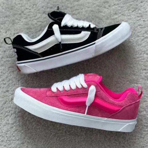 Ins Hot Bread Shoes Knuskool Dragon Fruit American Retro Trendy Versatile Casual Non-Slip Thick-Soled Sneakers