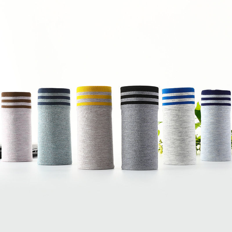 Men's 6-color seamless cotton breathable comfortable Amazon high elasticity straight-leg underwear new fourcorner underwear