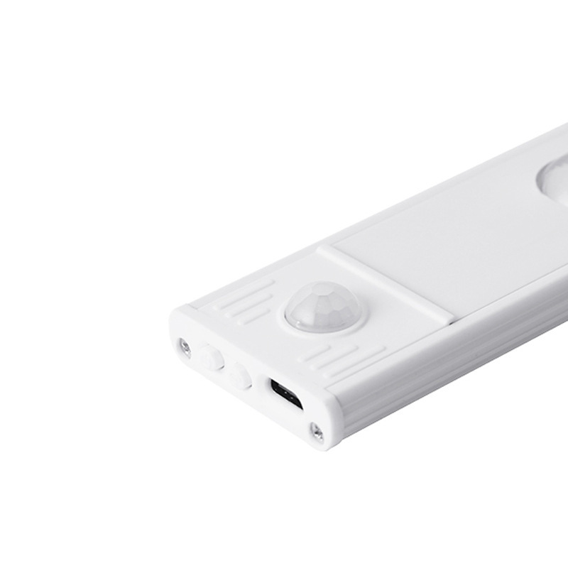 Transfronterizo ultrafino inteligente led luz del sensor del cuerpo auto-adhesivo armario gabinete del vino colina ojo de gato luz con recargable