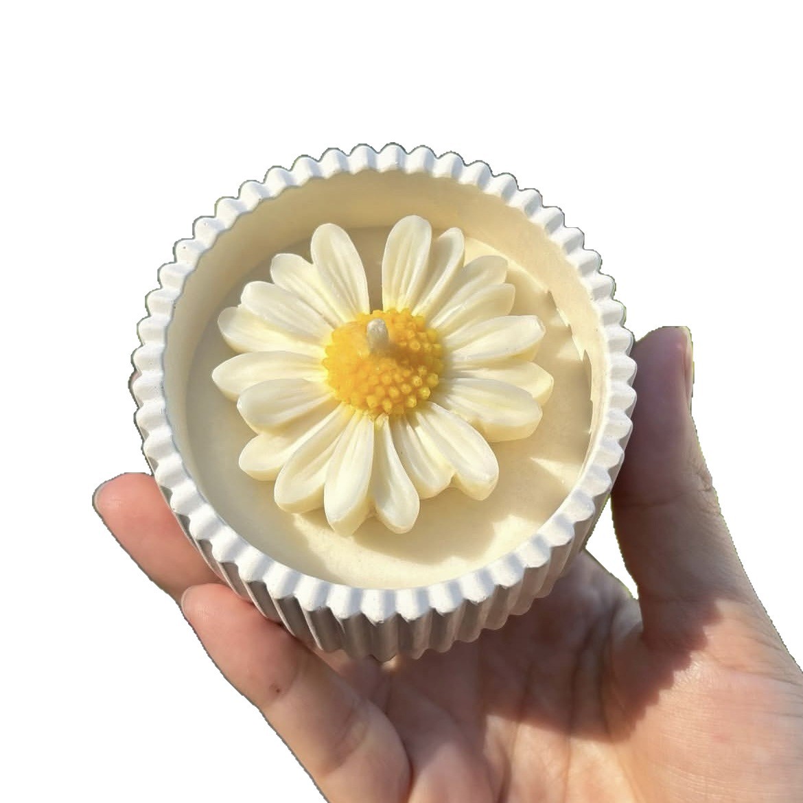 Velas de aromaterapia de margarita Regalos de cumpleaños Recuerdos navideños Dormitorios de clase alta de nicho Adornos frescos al por mayor transfronterizos