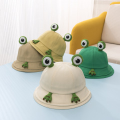 Little frog children's fisherman hat Benhui spring new baby hat three-dimensional cartoon children's hat sunshade fisherman hat