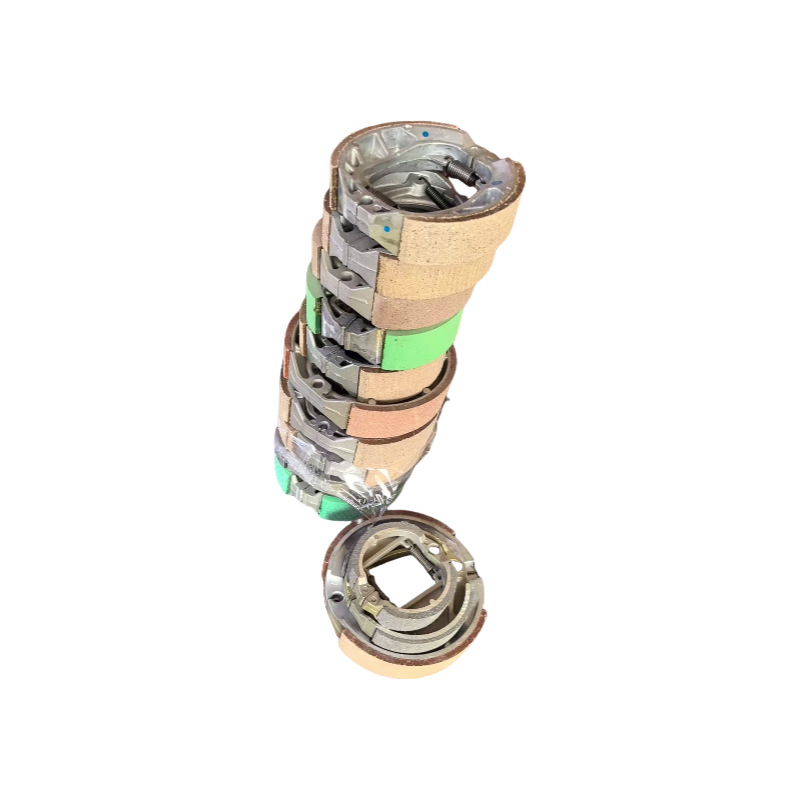 Motocicleta GS125 zapata de freno placa de fricción tambor de freno 110 placa de freno 130 placa de freno