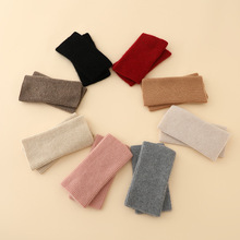 羊绒半指手套针织护腕套韩版保暖羊绒毛线手套时尚学生写字手套