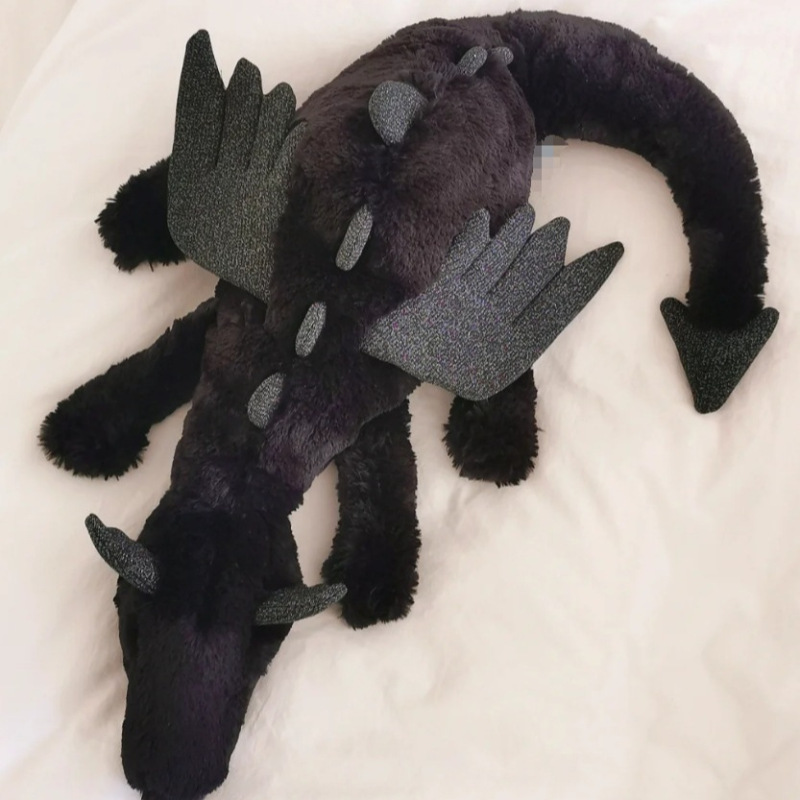 【普通タイプのドラゴンコレクション】面白くて可愛い金/黒/青/緑/抹茶ドラゴンベビー子供用ぬいぐるみ|undefined