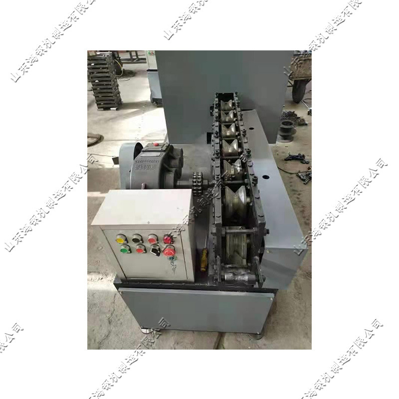 建筑施工方形管调直机 大棚工厂钢管除锈设备 矩形方管刷漆机