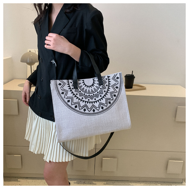 Women's Tote Bag Commuter Handbag Stylish Shoulder Bag For Work_voghion.com