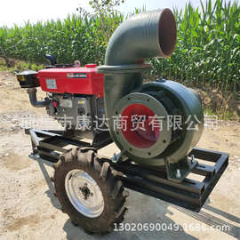 柴油机抽水泵图片 小型抽水泵 座驾式抽水泵 移动式柴油12寸水泵