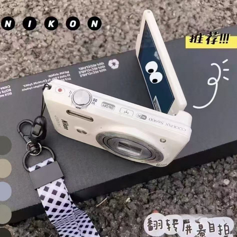 Small New Camera with Reversible Screen, Dual Camera, Retractable Camera Lens, Printable Card Machine, Wholesale Free Shipping