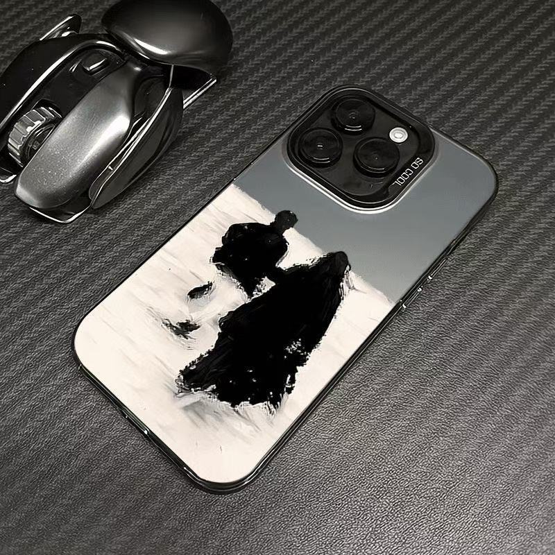 Nuevo estilo de nieve mano a mano para iPhone 16 funda para teléfono móvil Apple 15promax/14 Europa y América 13pro12 romance