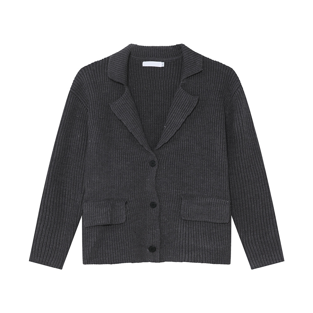 MTLCLOTHES Hombres| Nuevos productos de otoño perezoso lujo ligero traje casual con solapa suéter de punto chaqueta cardigan