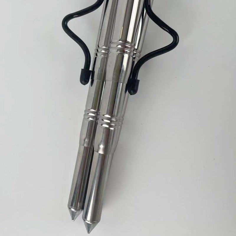 Stainless steel sea rod holder fishing accessories rod holder cannon platform ground stake triangular holder spinning rod sea rod holder