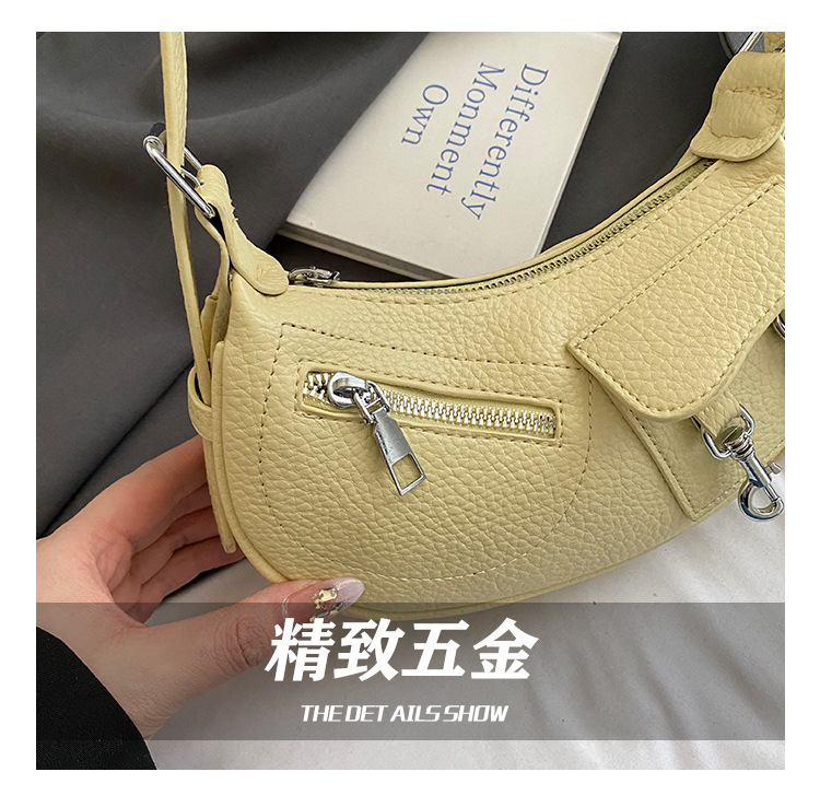 Underarm trendy and fashionable dumpling bag for women, simple and versatile Korean style single-shoulder bag, 2025 new niche design crossbody bag Item Picture