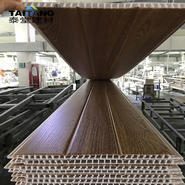 Tablero de revestimiento de refuerzo de PVC de ancho 20cm Múltiples tableros cóncavos y convexos Tablero de decoración de interiores Tablero de exportación de pvc panel de comercio exterior