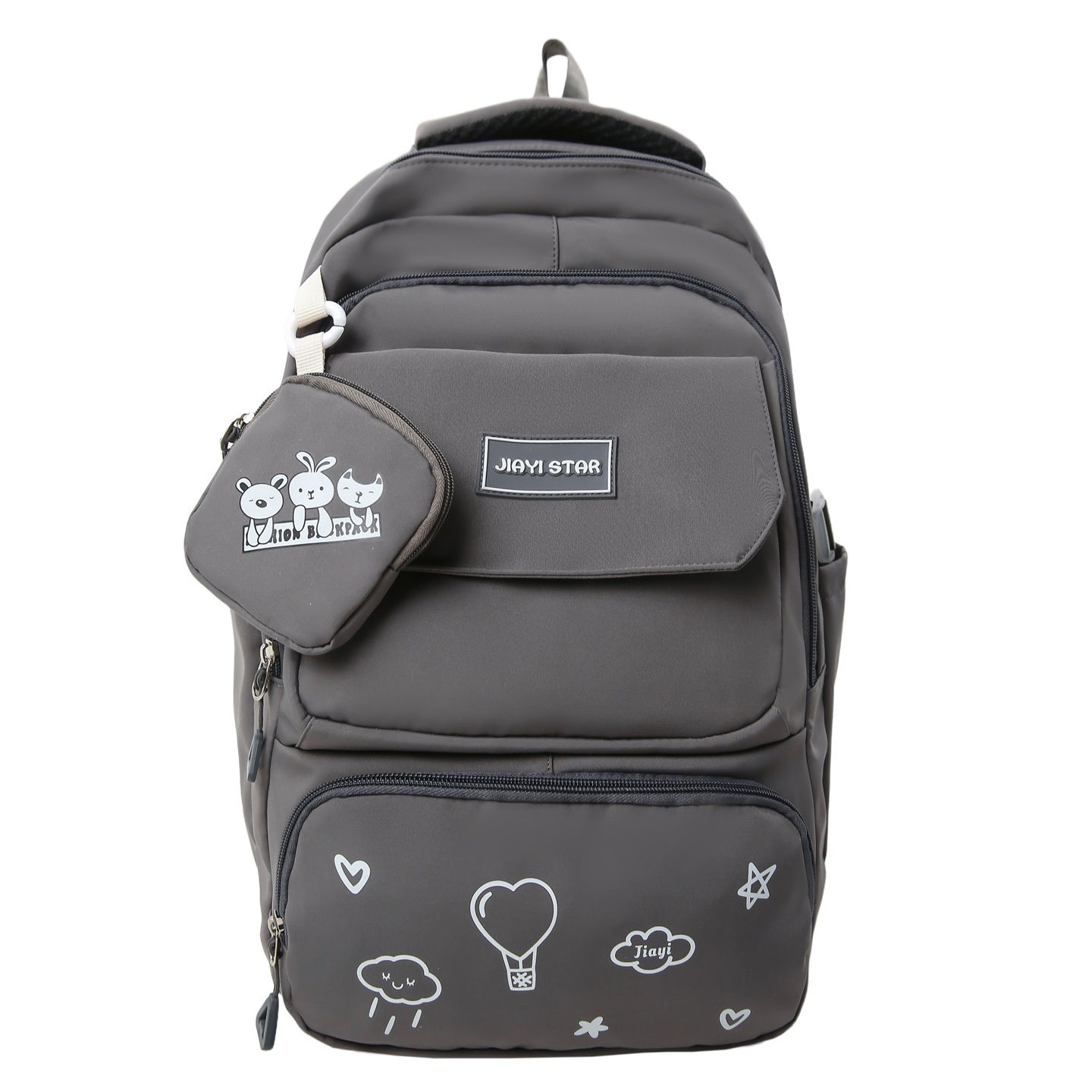 Mochila transfronteriza para estudiantes de secundaria JIAYISTAR Jiayi 2025 nueva bolsa de viaje mochila casual caliente