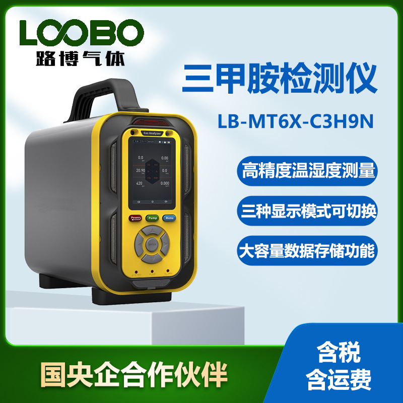 手提式三甲胺气体分析仪便携泵吸式三甲胺浓度检测报警仪