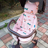 Stroller four seasons, universal children's pillow, trolley, breathable silk mat with accessories