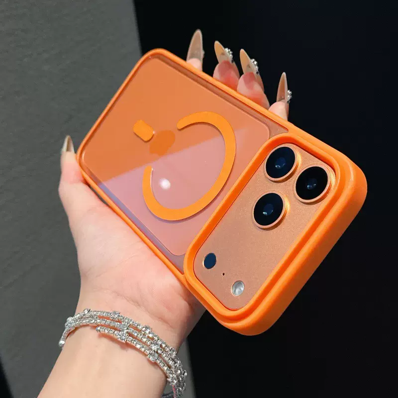 高清透明磁吸充电适用苹果17手机壳亚克力防摔iPhone16新款保护套