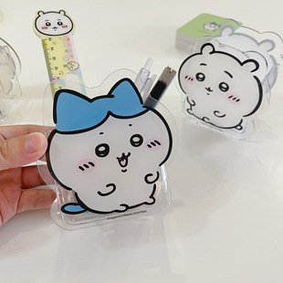in stock Japanese chiikawa Jiyika Wow Limited Cute Usaki Small Eight Acrylic Pen Case
