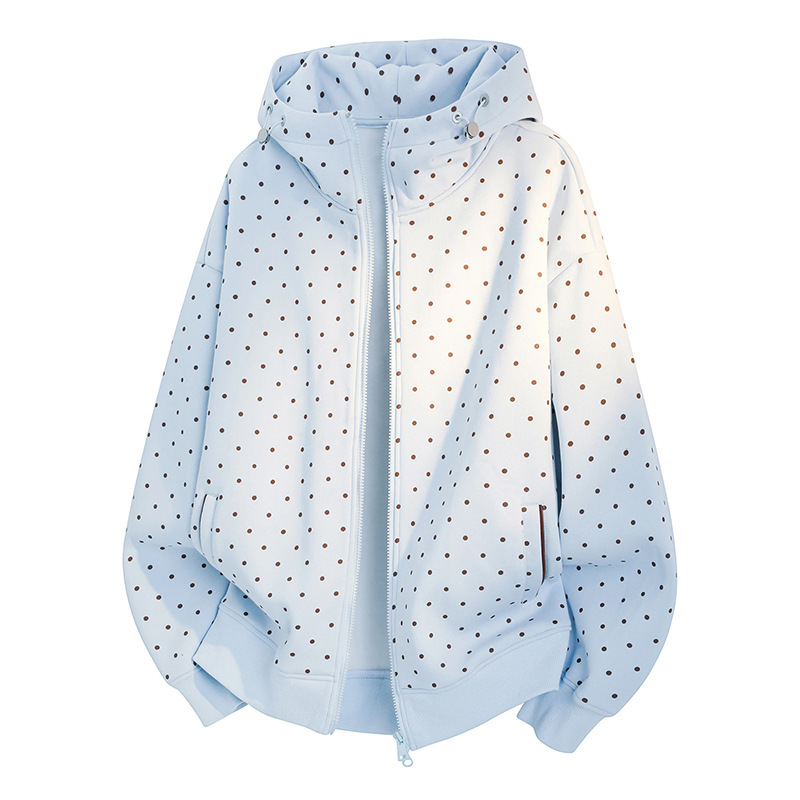 Cross-border wholesale of new, heavyweight sweatshirt jackets for men, featuring an American collegiate style, trendy and loose fit, versatile outerwear Cross-border wholesale of new, heavyweight sweatshirt jackets for men, featuring an American collegiate style, trendy and loose fit, versatile outerwear