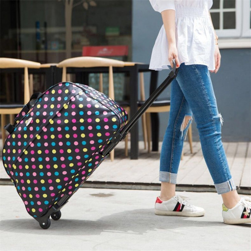 Rolling suitcase short trip unisex large capacity travel bag for women, boarding rolling suitcase travel bag, travel bag, hand-held travel bag