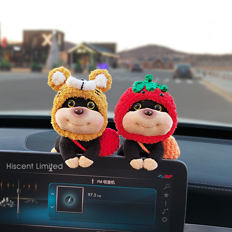 2025 nuevo estilo abeja perro decoración de coche consola central de coche pantalla muñeca de coche muñeca de coche muñeca