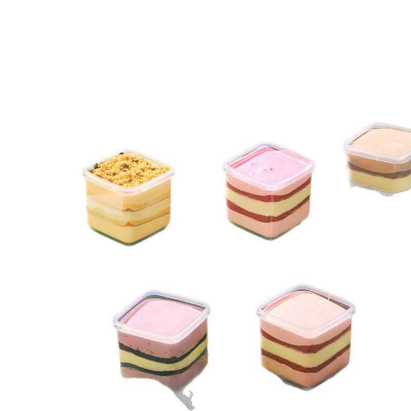 チーズジャーケーキ 抹茶チョコレートクリーム ミルフィーユケーキボックス ティラミスムース ジャーデザート|undefined