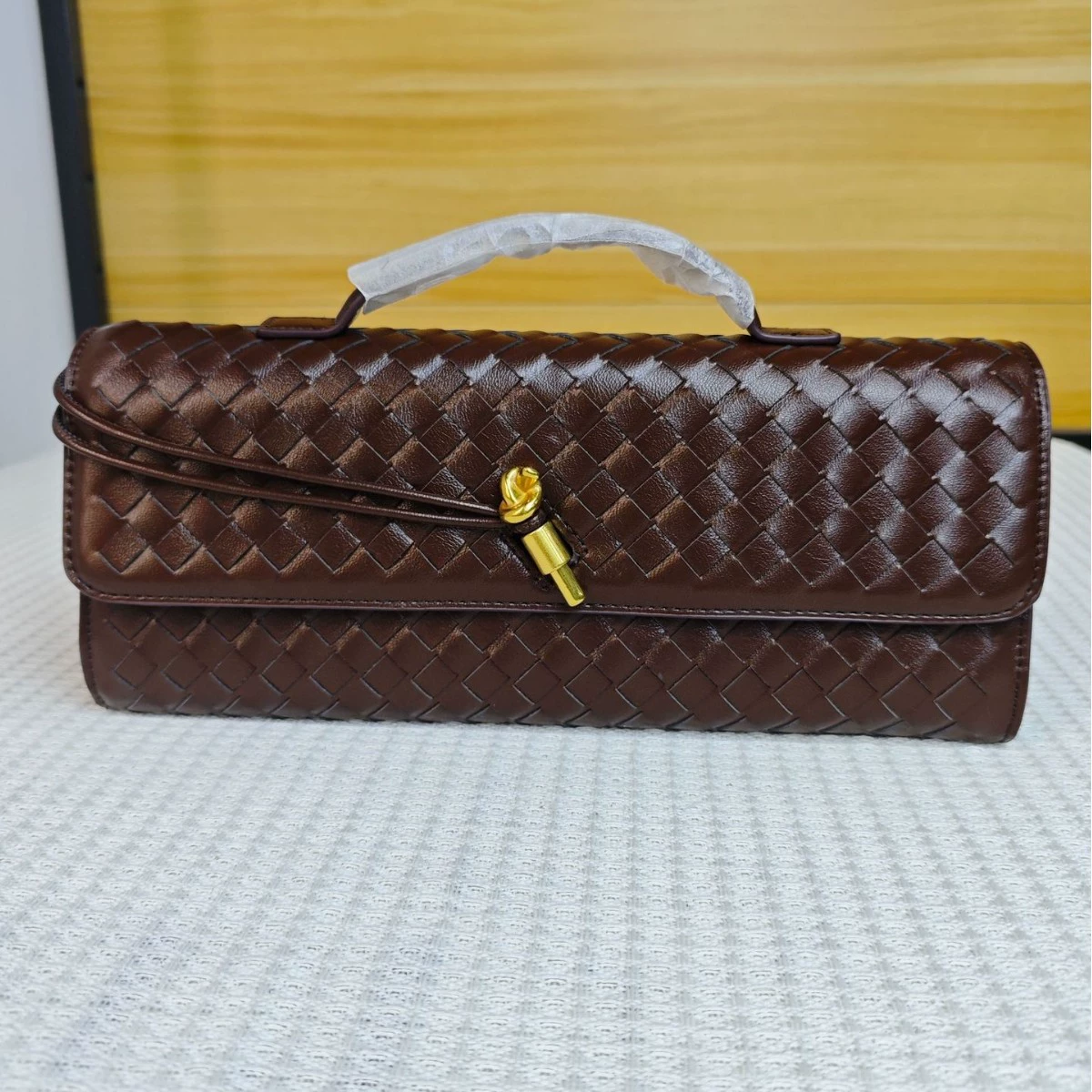 Трикотажная сумка, ручная сумка через плечо, орган, кожаный бумажник, handmade, (跨境交易), сумка для еды