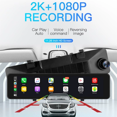 4K1080P Rearview Mirror Dual-Channel | Driving recorder