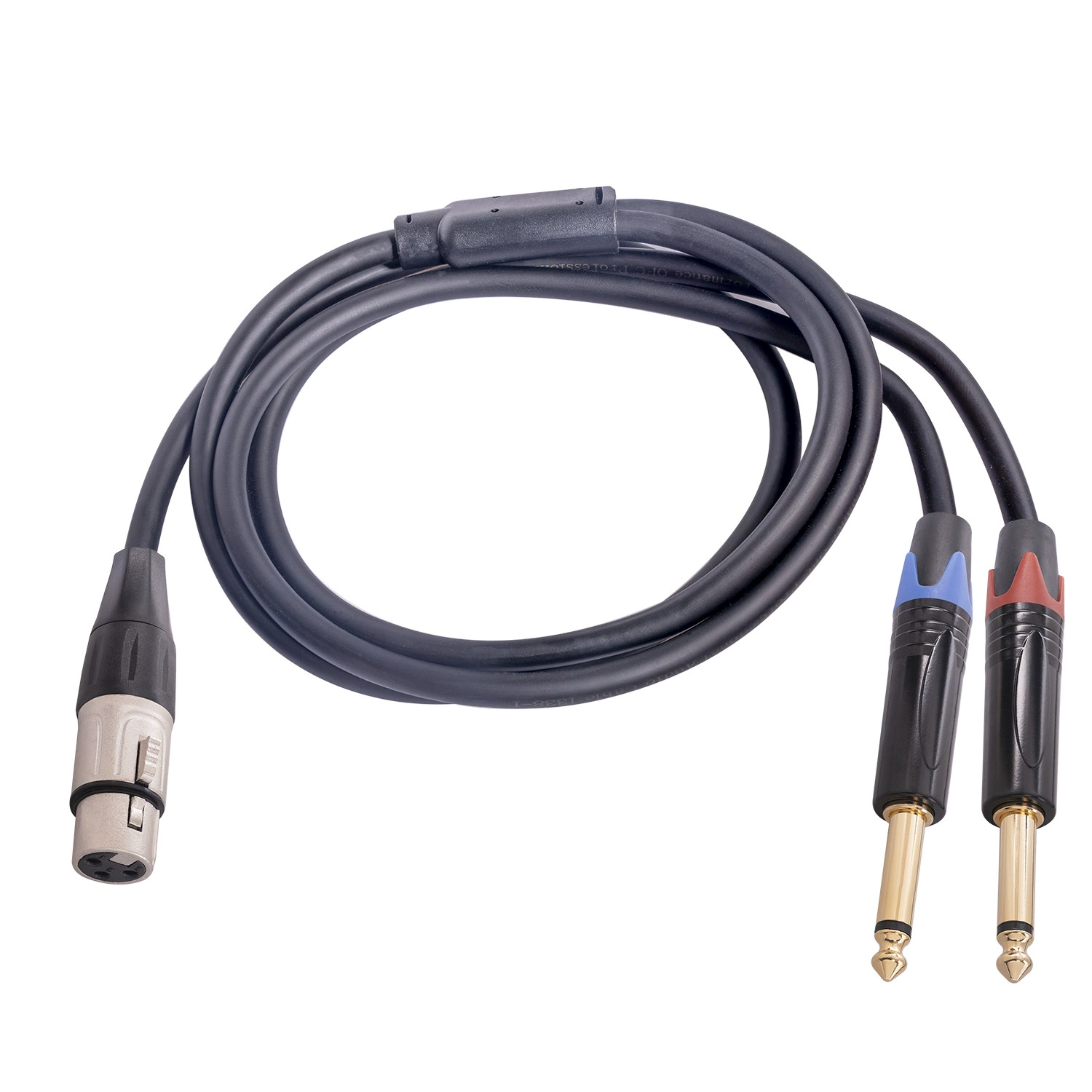 Новые производители покупают оболочку из цинкового сплава, XLR 3PIN Kunnon мама к двойному 6.35 общему аудио кабелю