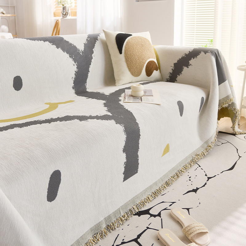 Transfronterizos para toallas de sofá simples antideslizantes cuatro estaciones de una sola pieza de cubierta de sofá cubierta de sofá cojín de tela de cubierta de sofá