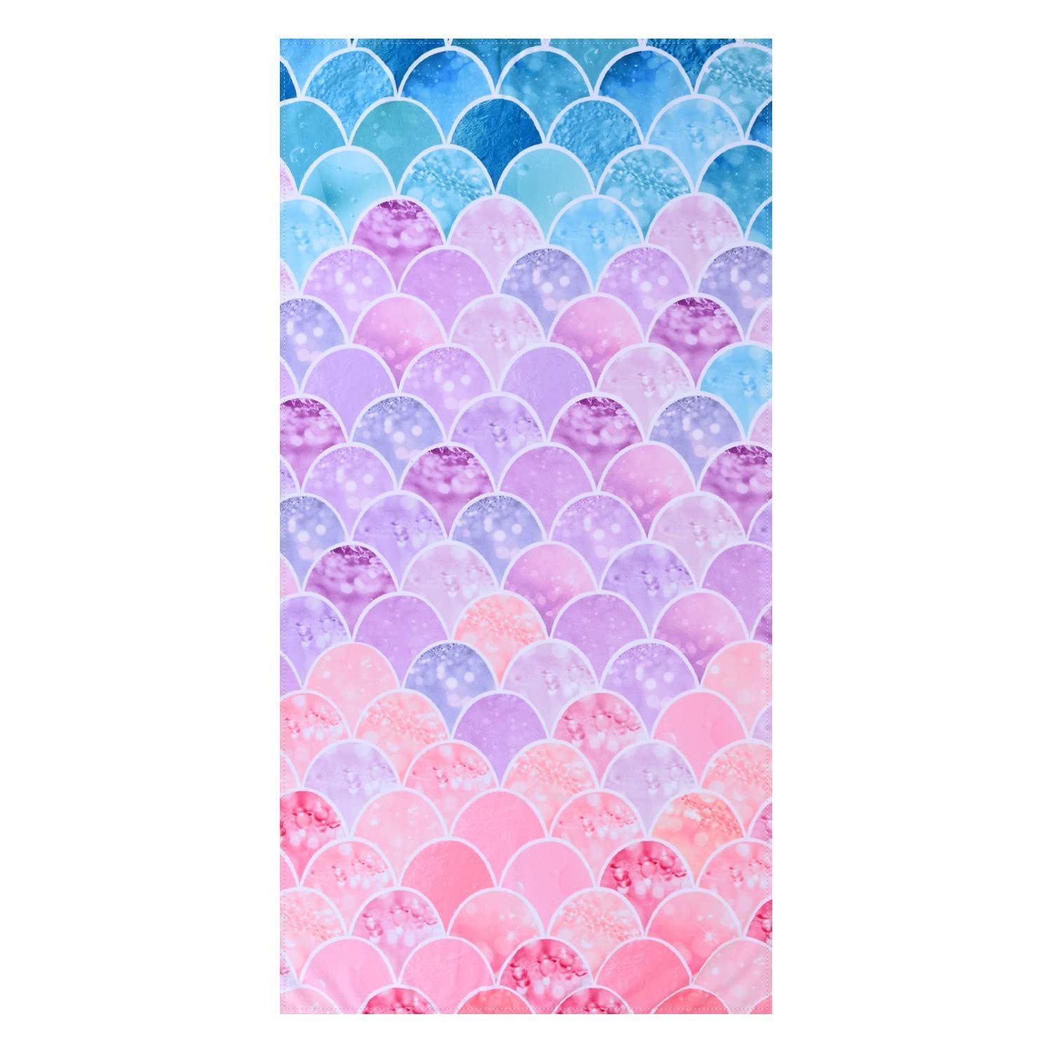 Little Mermaid Beach Towel Soft Microfiber Quick Drying Absorbent…
