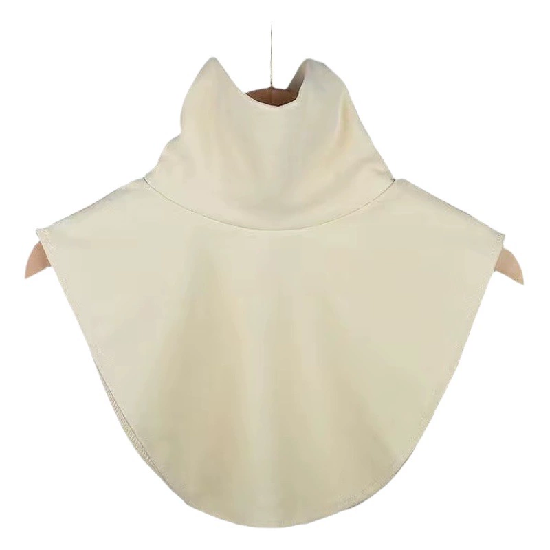 Деронг с высоким воротником поддельный воротник женский сплошной цвет с высоким пуля