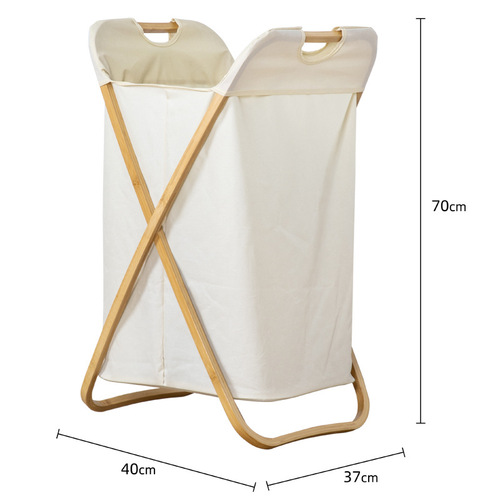 Folding Dirty Clothes Basket Laundry Basket Storage Basket Bamboo Dirty Clothes Hamper Clothes Storage Basket Amazon Cross-border Bestseller