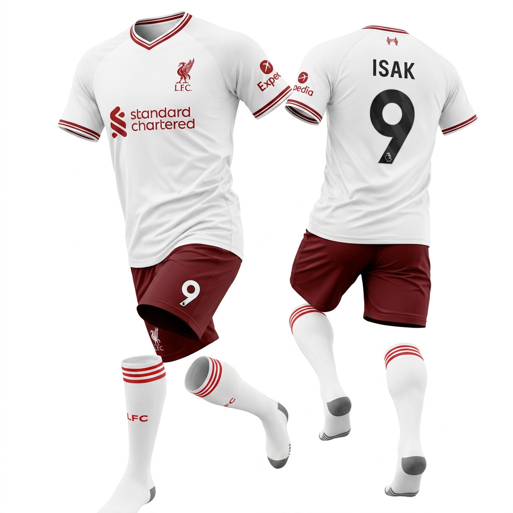 2627 season sports quick-dry club No. 11 Salah jersey sports team uniform Liverpool home football jersey