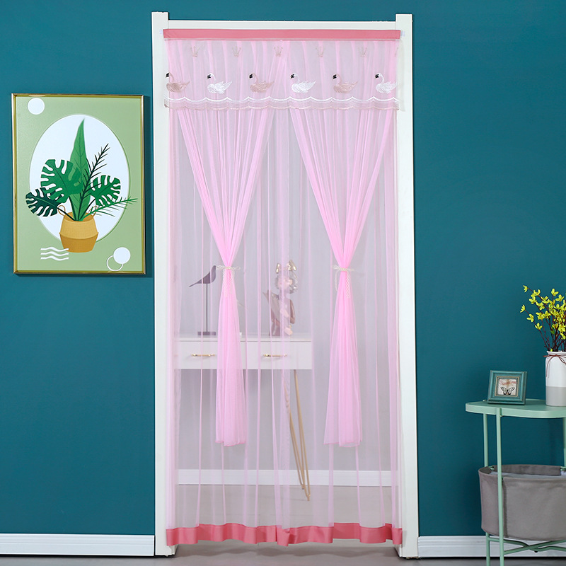 백조 분말 원사 더블 레이어 보내기 벨크로