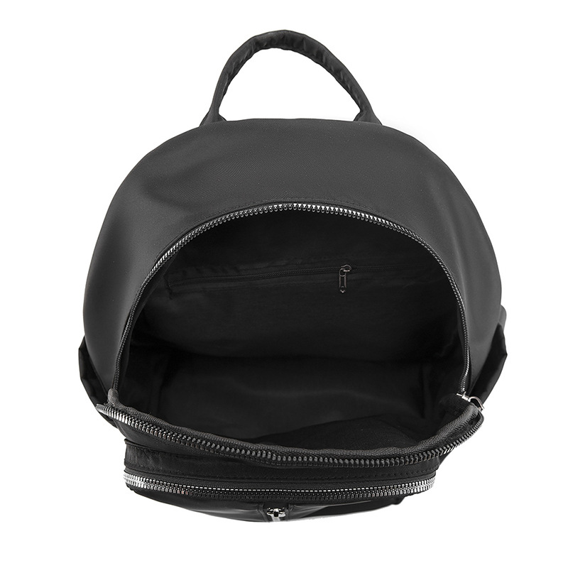 2023 nueva mochila de nailon casual para mujer, simple y versátil, gran capacidad, color sólido, mochila de mamá de viaje al por mayor