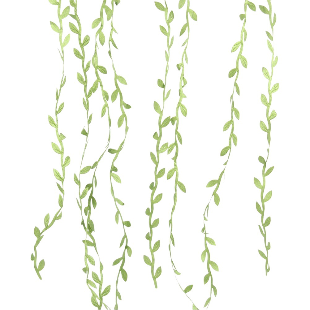 DIY cross-border simulation green leaf rattan silk cloth willow wreath decoration green plant handmade wreath material woven supplies