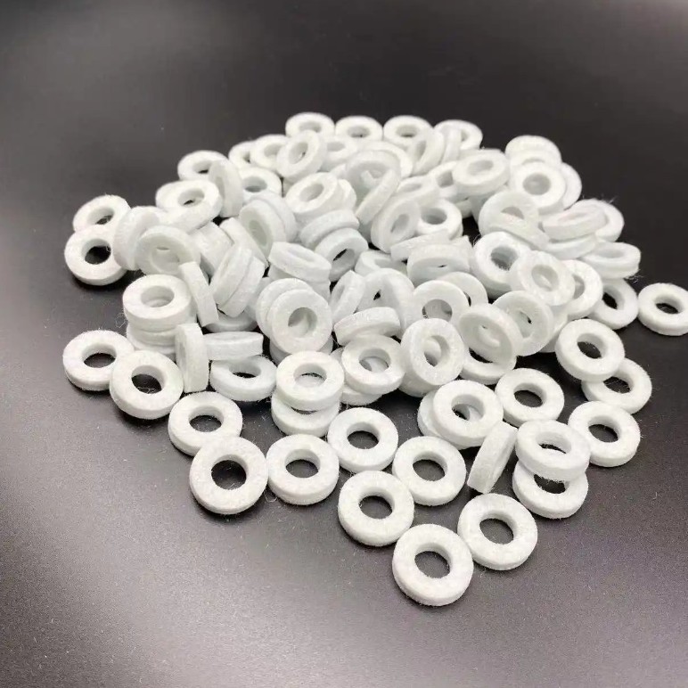 现货批发密封防尘过滤毛毡垫 吸油机械机电工业高密度羊毛毡垫